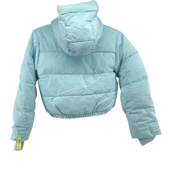 All in Motion Girls Blue Short Puffer Jacket M(8) NWT Wind & Water Resistant Zip - Picture 11 of 17